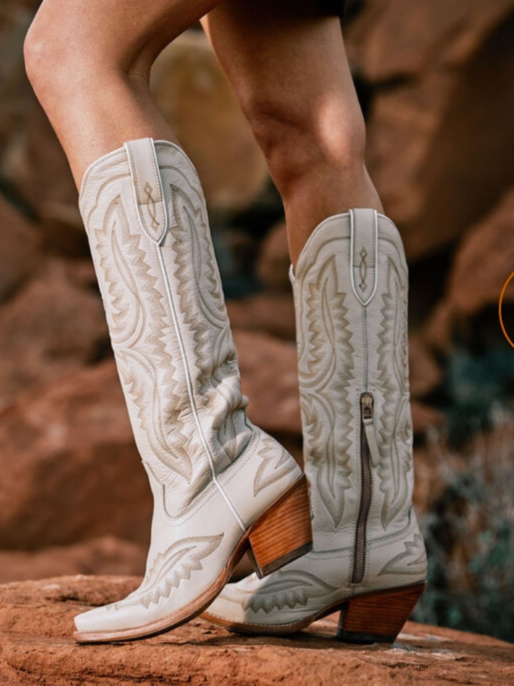 NWT Ariat Casanova X toe Blanco Ivory Cream Western Boots| Blanco Size 10